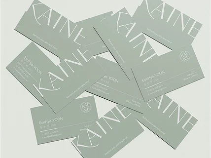 심플, 미니멀, 고급, 깔끔 명함 디자인 제작