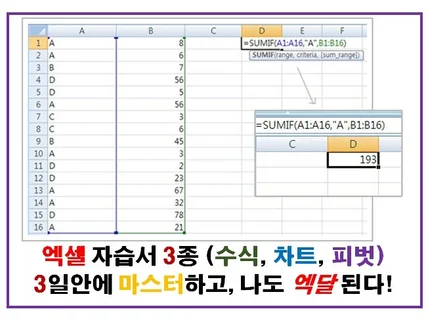 엑셀의 달인이 되기 위한 1위 필수 자습서 3종