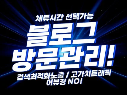 블로그 방문자 조회수 고가치 트래픽 최적화 체험단선정률