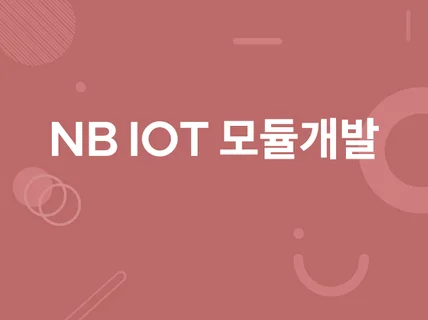 NB IOT 서비스 개발