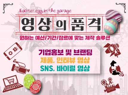 최적화된 영상 제작 솔루션, 기획 촬영 편집