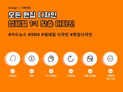 각종 편집 배너, 카드뉴스 디자인 1대1 맞춤