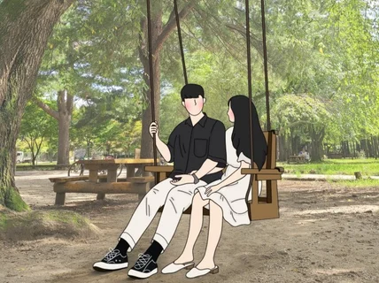 깔끔한 라인 드로잉 그려 드립니다.