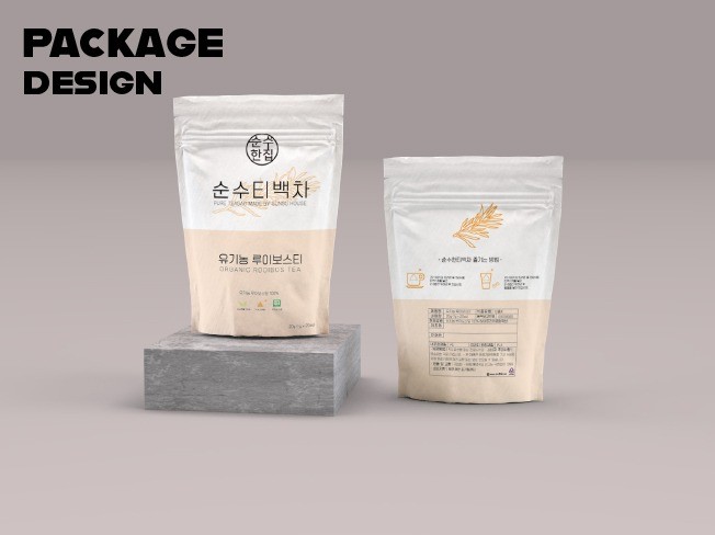 눈에 띄는 라벨디자인 파우치디자인 상자 패키지디자인