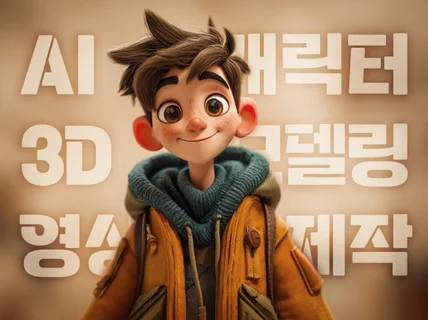 3D 디자이너의 AI 3D 대량생산 모델링/영상/시안
