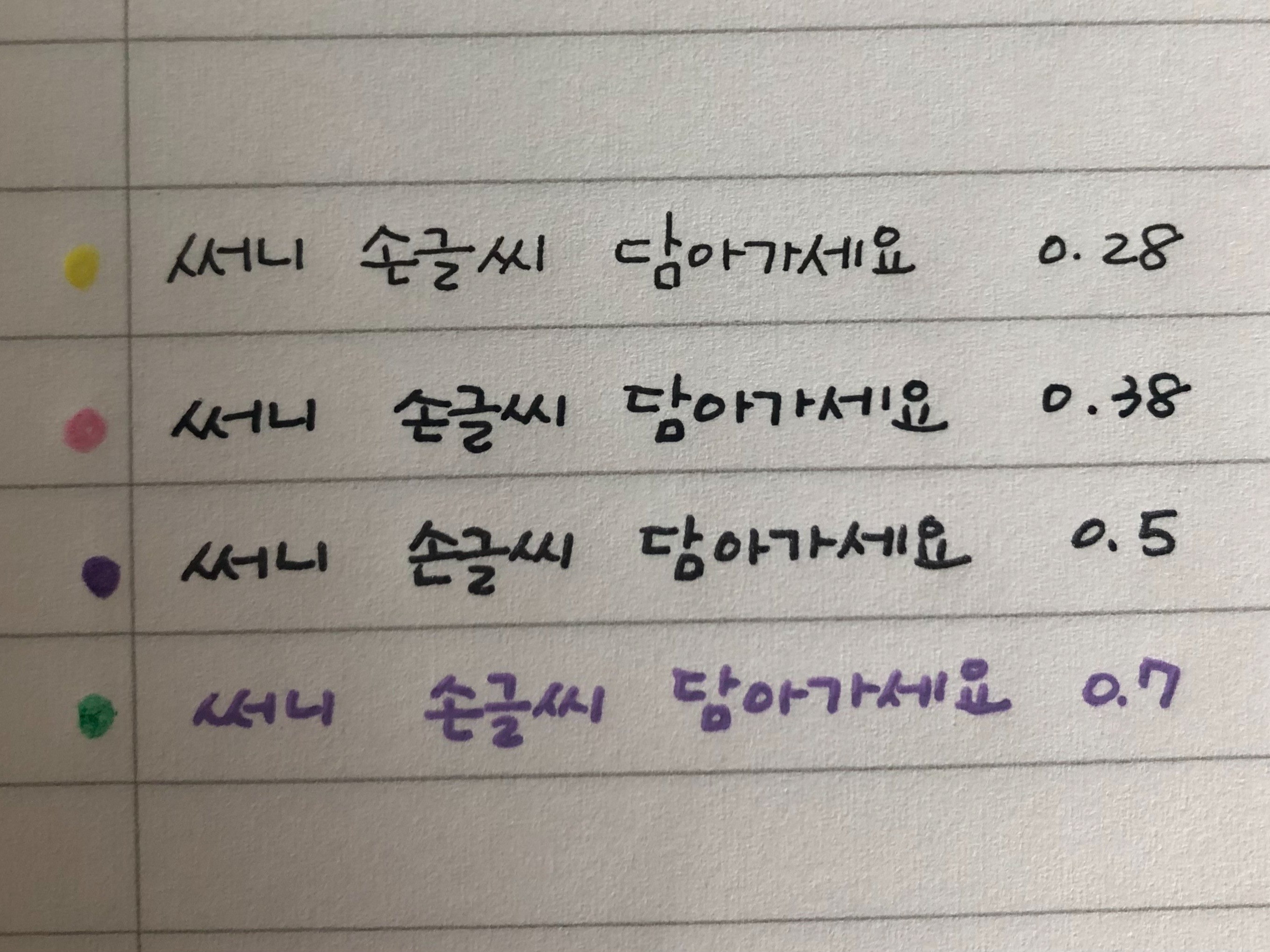 캘리그라피∙폰트∙사인 전문가 써니손글씨 - 크몽