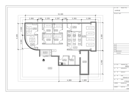 간단한 도면작업 평면도 상세도 CAD 작업 해드립니다