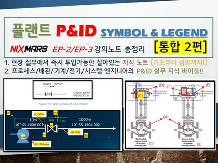 플랜트 PID Symbol, Legend 통합 2편