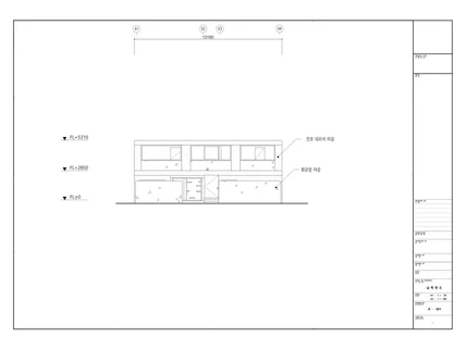 캐드평면도,입면도,단면도작업 해드립니다