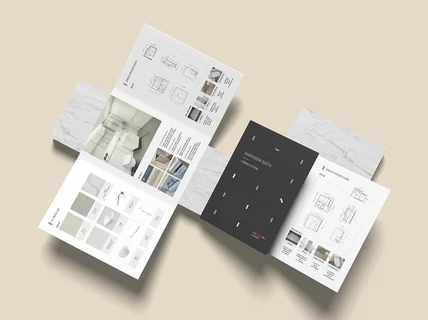 디자인어워즈1위 2단/3단 리플렛 브로슈어 디자인 인쇄