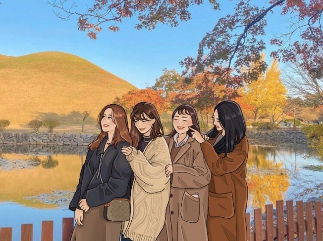 라인드로잉 캐리커쳐 그려 드립니다.