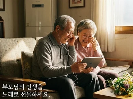 기념일 축하 프로포즈 결혼식 칠순 맞춤곡 제작