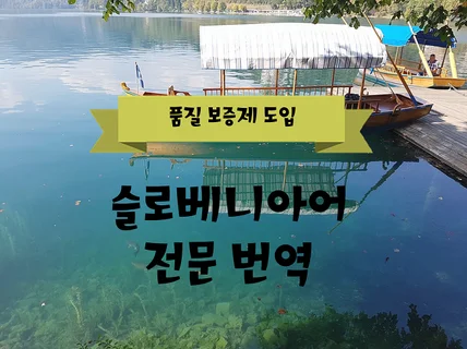 #슬로베니아어 전문 번역 해 드립니다.