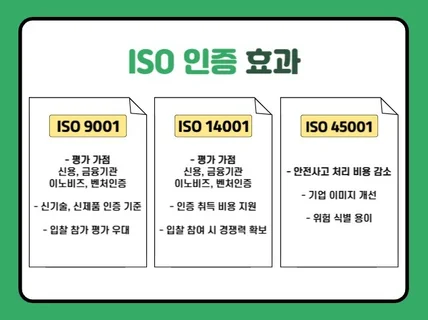 기업 필수 인증 ISO 인증 상담부터