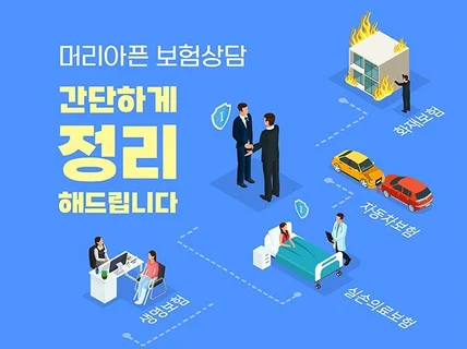 머리아픈 보험 간단하게 정리해드립니다