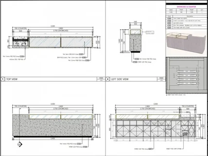 가구도면 및 건축도면 그려드립니다 하루안에 작업가능