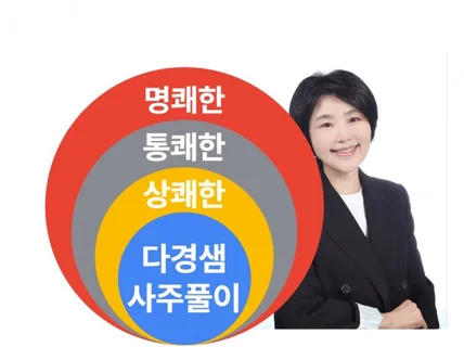 사주궁합 사업 금전 진로 명쾌하게 다경샘이 풀이해드립다