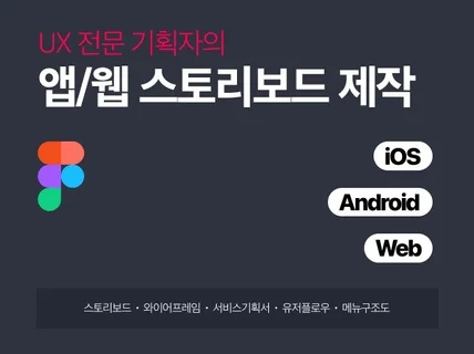 UX 전문 기획자의 앱/웹 스토리보드 기획 설계