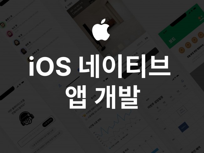 ios 앱 아이폰 앱 개발 해드립니다.
