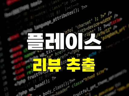 플레이스 리뷰 빠른 정리 서비스