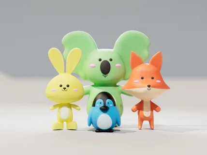디테일한 브랜드 3D 캐릭터 디자인 해드립니다