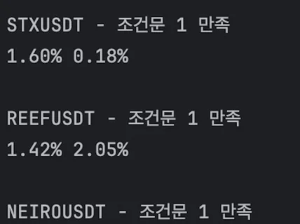 가상화폐 급등 알리미 프로그램제작