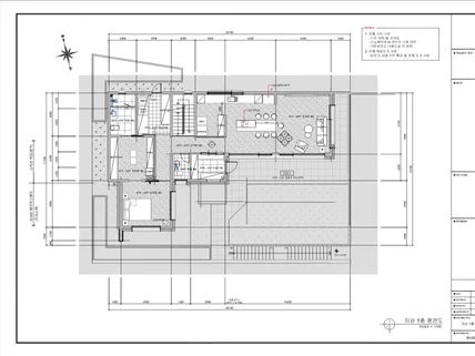 인테리어 캐드 도면 및 컬러링 작업해드립니다.