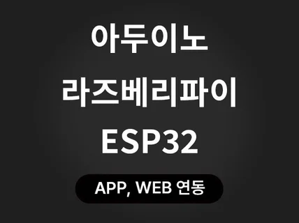 아두이노 라즈베리파이 ESP32 및 MCU 설계 제작