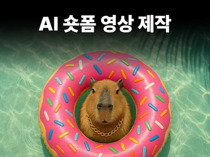 숏폼 전용 AI 영상 제작해드립니다
