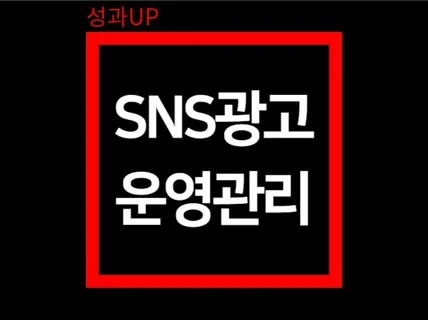 sns 광고 운영 및 문제 해결