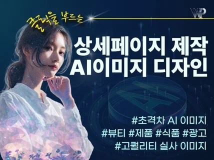 초격차AI이미지 식품, 농수산물, 뷰티,식품 상세페이지