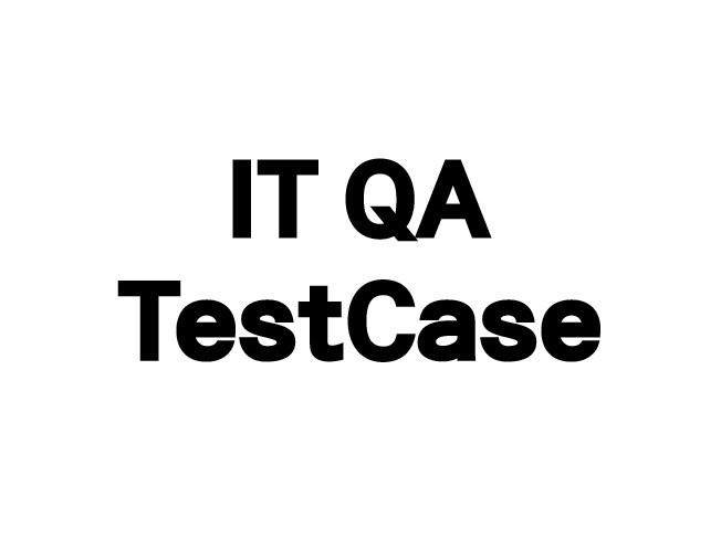 QA 단위 TestCase 제작해 드립니다.