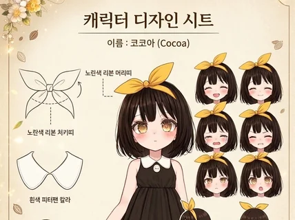3D 캐릭터 모델링 제작해드립니다. VRM WARUDO