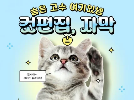 컷편집, 영상편집, 자막 전문, 롱폼, 숏폼