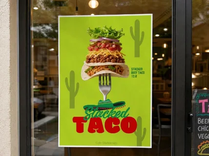 카페/식당/디저트/홍보 포스터 제작부터 인쇄까지