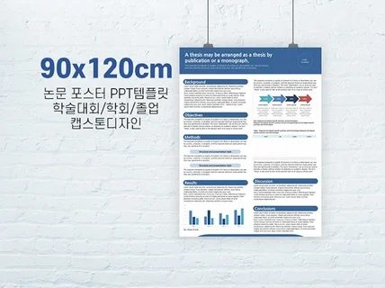 학회 논문포스터 ppt 양식- 90cm x 120cm