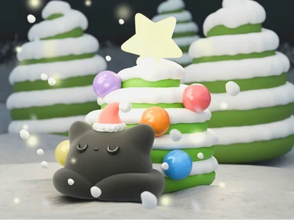 따뜻한 동화 감성 3D 캐릭터 모델링 디자인 해드립니다