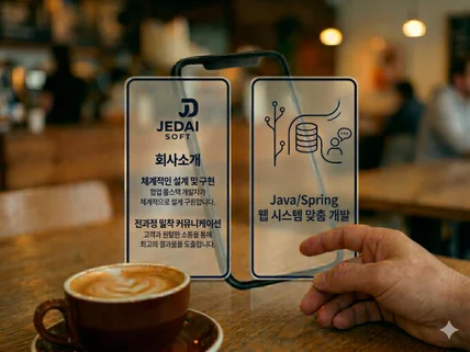 Java/Spring 웹 시스템 맞춤 개발