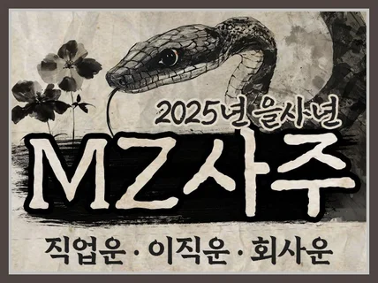 2025년 을사년 - 현대 사주로 보는 직업운과 취업운