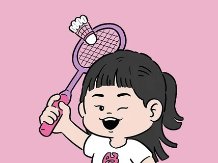 개인 캐릭터 프로필 이미지 SNS/이름표/스티커