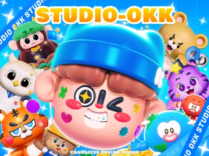 브랜드 3D.2D 캐릭터 디자인
