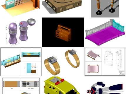 제품 금형이나 3D프린터 등에 필요한 3D 작성 드립니다.