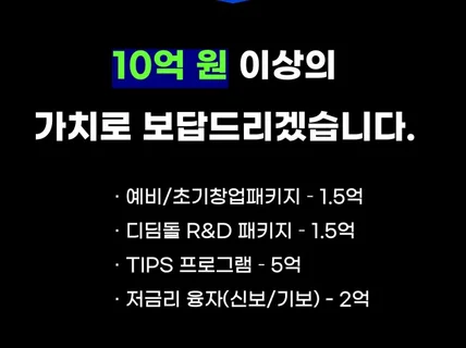 100억투자 10년차 현 스타트업 대표 사업계획서