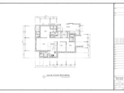 간단한 CAD 평입단면도 식속히 작업해드립니다.