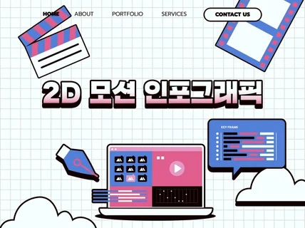 세련되고 효과적인 2D 모션 / 인포그래픽 제작