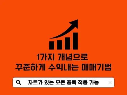 1가지 개념으로 꾸준하게 수익내는 매매기법