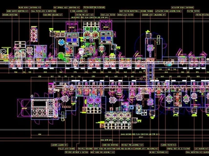 자동화 설비 설계..2D,3D 도면 작성..