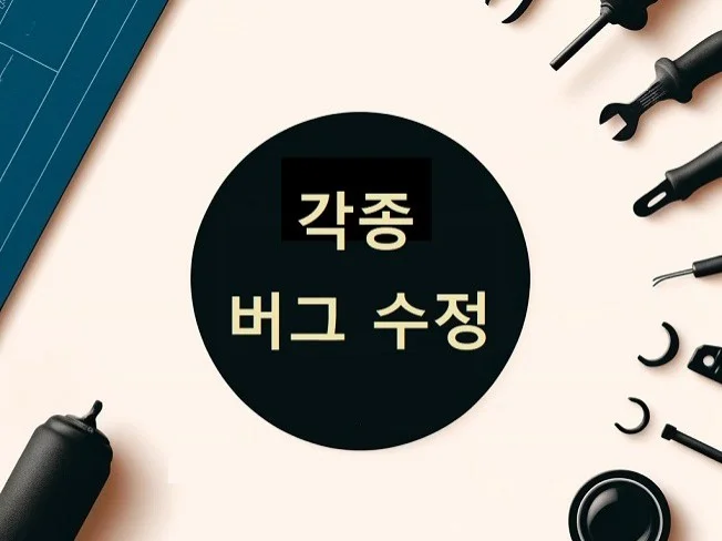 프로그램 오류 수정