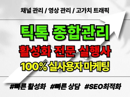 틱톡 팔로워, 좋아요, 조회수, 라이브, 최적화 관리