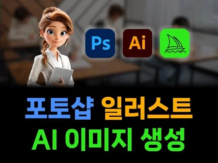 지금 꼭 배워야 하는 포토샵/일러스트/AI 이미지 생성